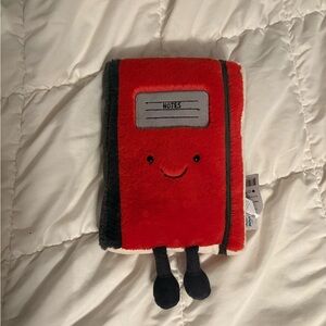 Retired red notebook jellycat